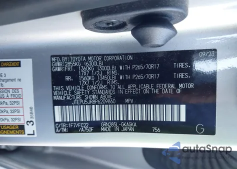 2023 Toyota 4Runner Trd Off Road z USA, uszkodzony, nr VIN JTEPU5JR8P6209860